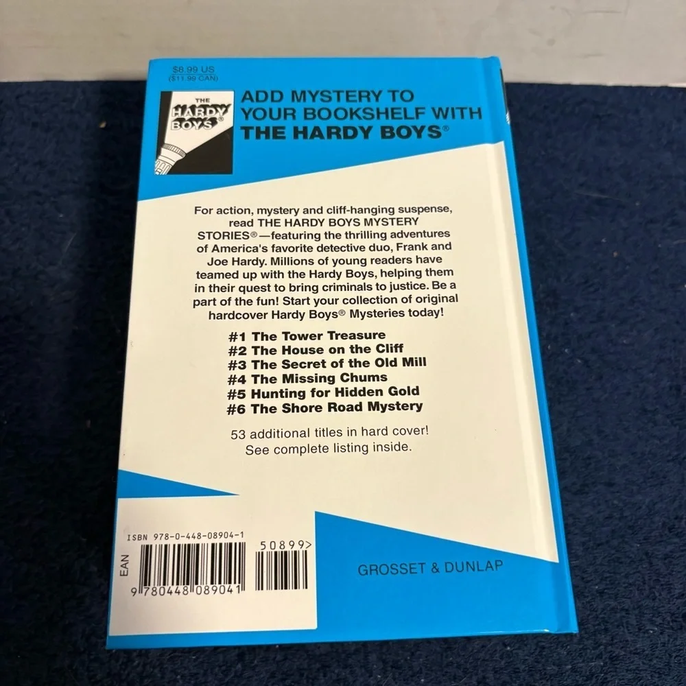 4 Glossy Cover Hardy Boys Mystery Story Books 4, 6, 10, 37 Franklin Dixon 2005